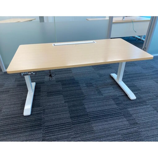 Electric Height Adjustable Straight Desk - 1500 x 750 - SOLD