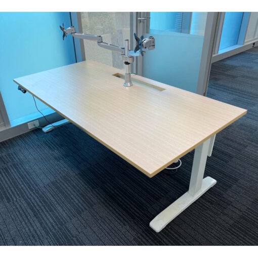 Dual Monitor Stand Bolt Through - SOLD - Image 2