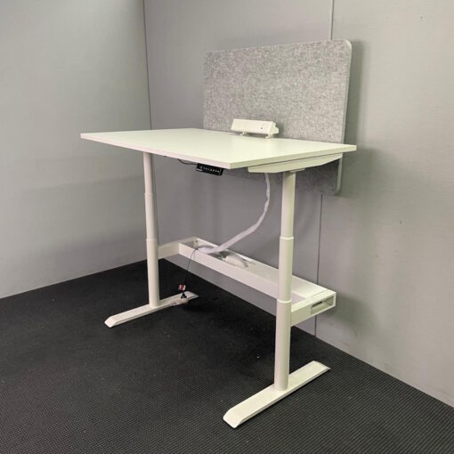 Schiavello Electric Height Adjustable Desk with Partition - 1300 x 800 - SOLD