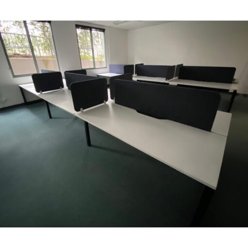 6 Person Desks with Partitions - 5400 x 1500 - 1 available - Image 2
