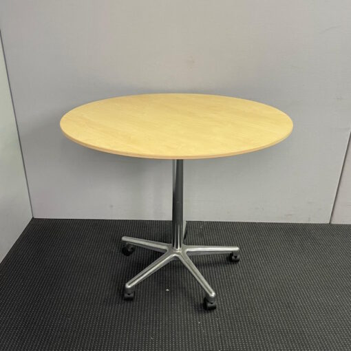 Mobile Round Table with Castors - 880mm in Diameter - SOLD