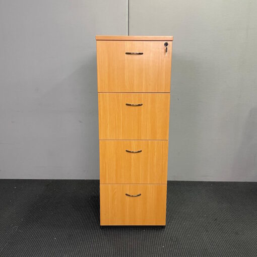 4 Drawer Filing Cabinet - SOLD - Image 2