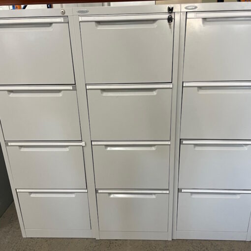 4 Drawer Filing Cabinets Steelco - SOLD - Image 2