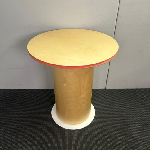 Round Bar Table with Storage - 850W x 950H - SOLD - Image 5