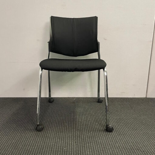 Stackable Chair with Castors by Schiavello - SOLD - Image 4