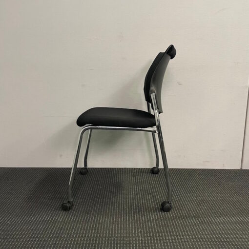 Stackable Chair with Castors by Schiavello - SOLD - Image 3