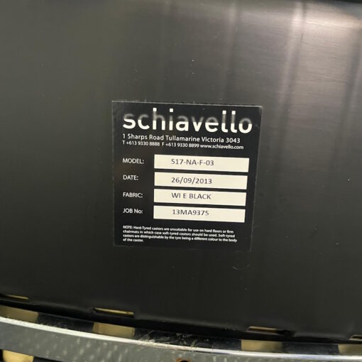 Stackable Chair with Castors by Schiavello - SOLD - Image 6