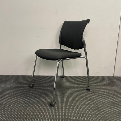 Stackable Chair with Castors by Schiavello - SOLD - Image 2