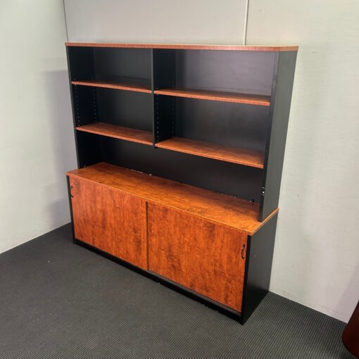 Credenza with Hutch - 1800W x 1800H x 450D - SOLD - Image 2