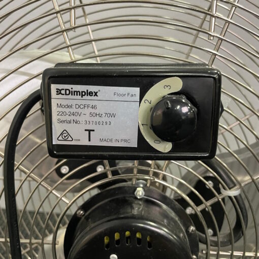 DIMPLEX DCFF46 46cm High-Velocity Floor Fan - SOLD - Image 5