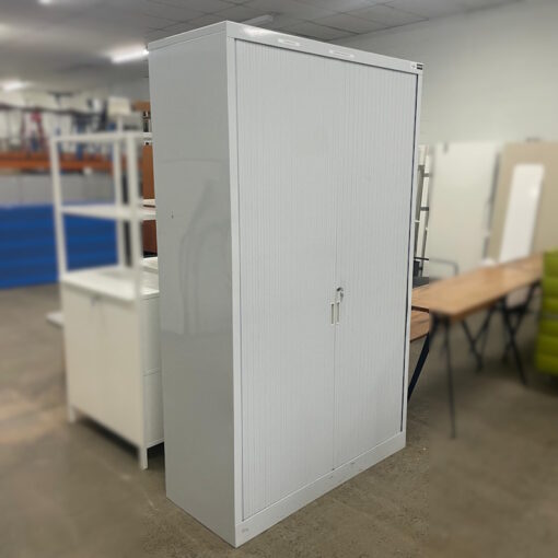 Tambour Door Cabinet Planex - 1200W x 1980H x 500D - SOLD - Image 2