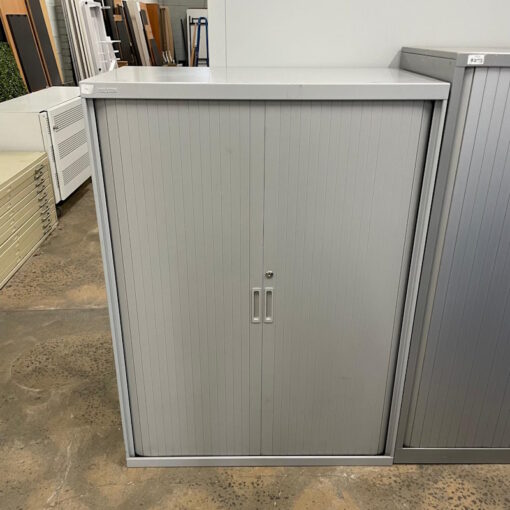 Tambour Door Cabinet Dexion - 900W x 1240H x 500D - SOLD - Image 2