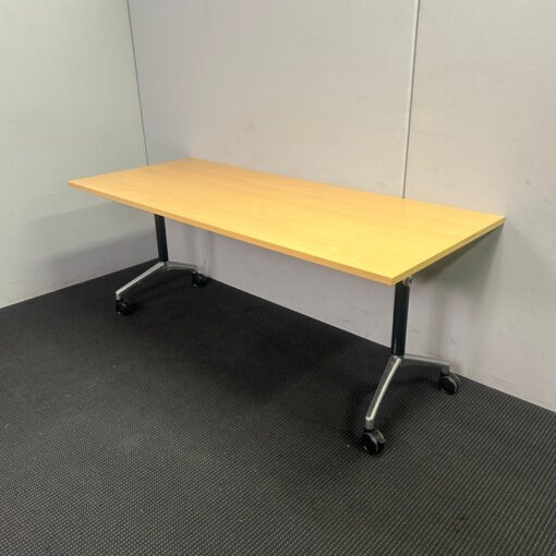 Mobile Table / Desk with Castors - 1800 x 750 - 1 available - Image 2