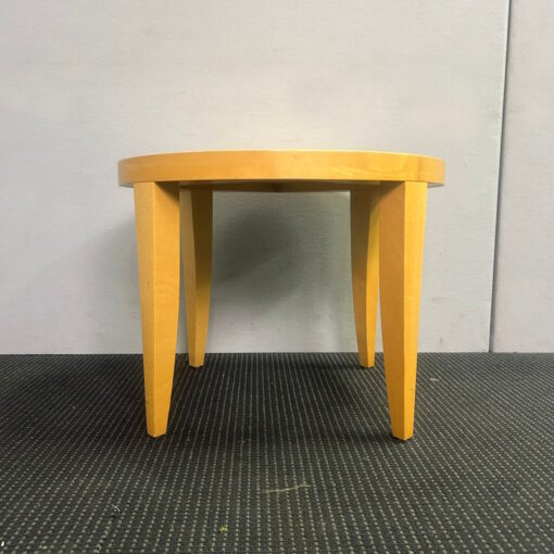 Round Wooden Coffee Table 600D Basile & Evans - 1 available - Image 4