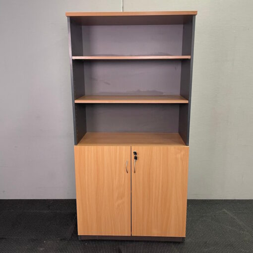 Bookcase with Cupboard - SOLD