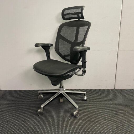 Office Chair with Headrest - SOLD - Image 2