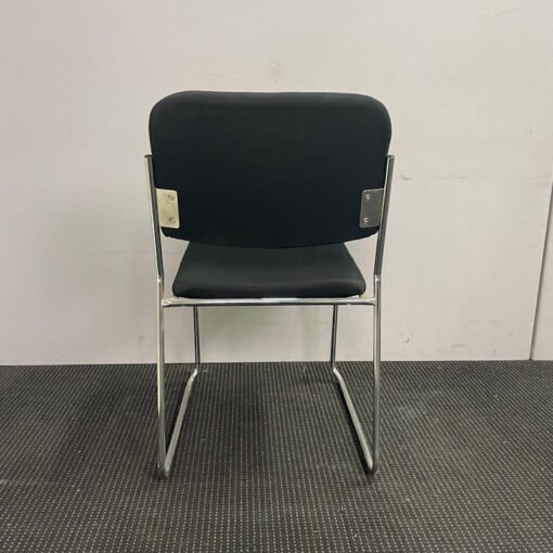 Black Padded Chair - SOLD - Image 4