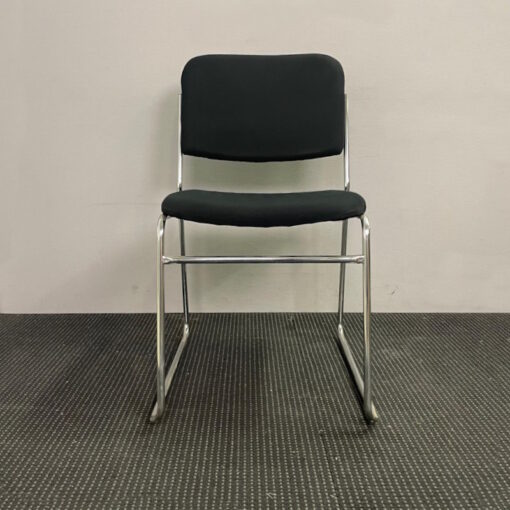 Black Padded Chair - SOLD - Image 2