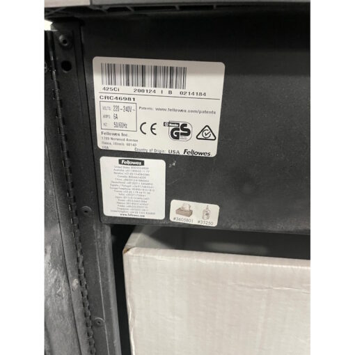 Fellowes Powershred Cross-cut Shredder 425Ci - 1 available - Image 7