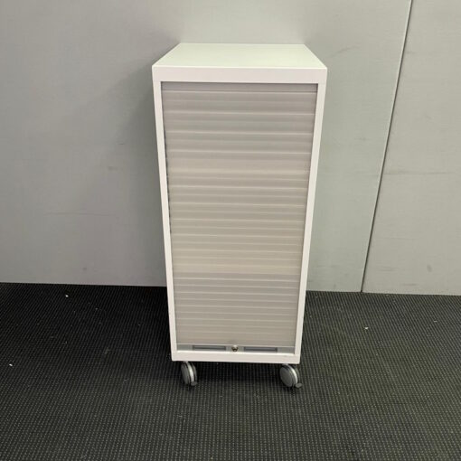 Mobile Tambour Door Cabinet - 460W x 1120H x 580D - SOLD - Image 2