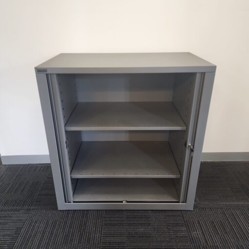 Tambour Door Cabinet - 900W x 950H x 510D - SOLD - Image 3