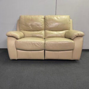 Leather 2-Seater Recliner Sofa - 1 available