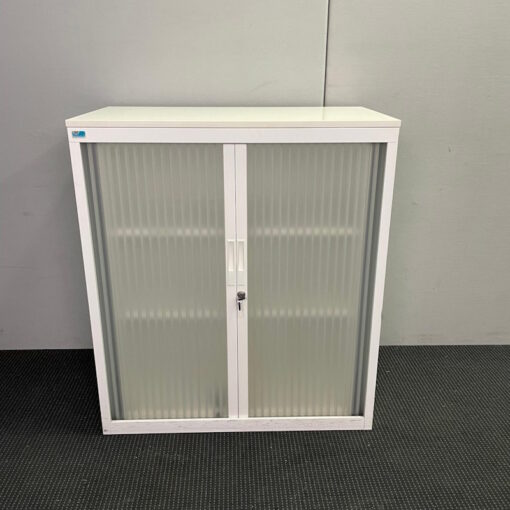 Tambour Door Cabinet - 900W x 1020H x 480D - SOLD - Image 2