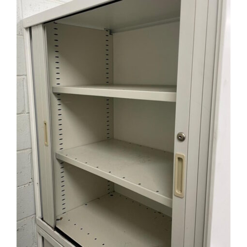 Tambour Door Cabinet - 900W x 1000H x 500D - SOLD - Image 3