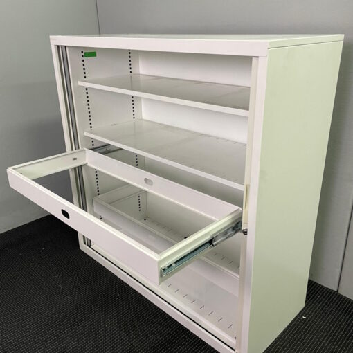 Tambour Door Cabinet - 1200W x 1200H x 480D - SOLD - Image 4