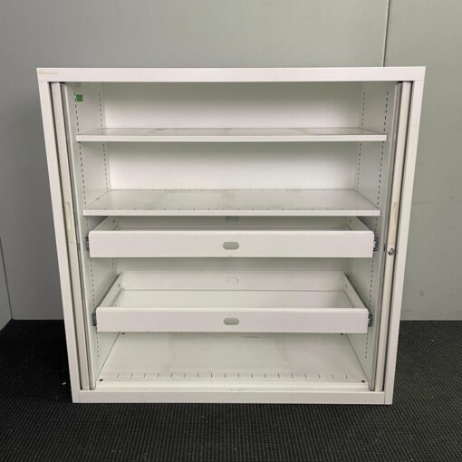 Tambour Door Cabinet - 1200W x 1200H x 480D - SOLD - Image 3
