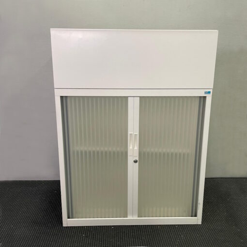 Tambour Door Cabinet with Planter Box - 900W x 1200H x 480D - 1 available