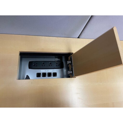 Wilkhahn Palette 640 Desk with Power Inserts - 2100 x 900 - SOLD - Image 9