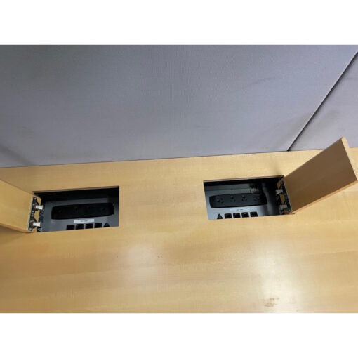 Wilkhahn Palette 640 Desk with Power Inserts - 2100 x 900 - SOLD - Image 7