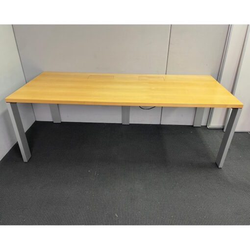 Wilkhahn Palette 640 Desk with Power Inserts - 2100 x 900 - SOLD