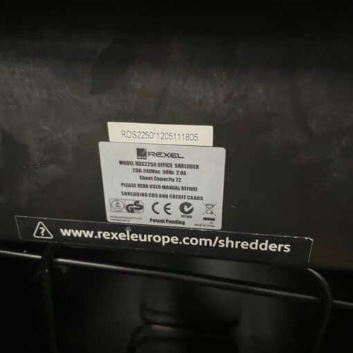 REXEL RDS2250 Shredder Strip Cut - 1 available - Image 4