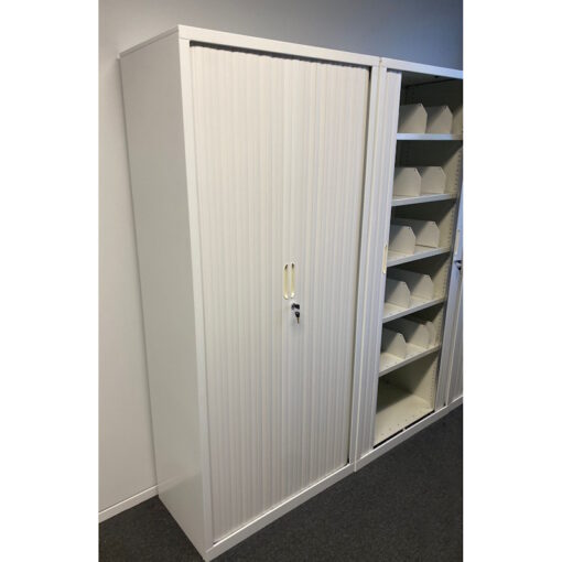 Tambour Door Cabinet - 900W x 1980H x 460D - SOLD - Image 2