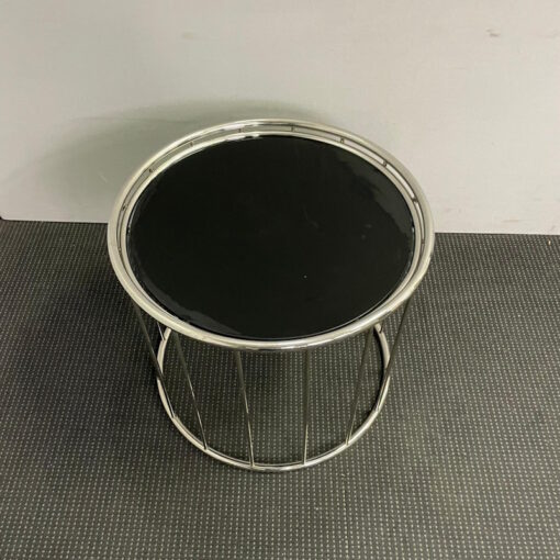 Round Glass Top Coffee Table 600D - SOLD - Image 3