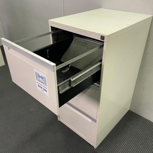 3 Drawer Filing Cabinet - SOLD - Image 3