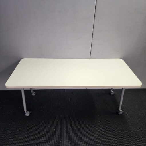 Mobile Table / Desk with Castors - 1800 x 800 - 3 available - Image 2