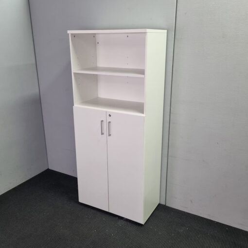 Bookcase with Cupboard - 800W x 450D x 1870H - SOLD - Image 2