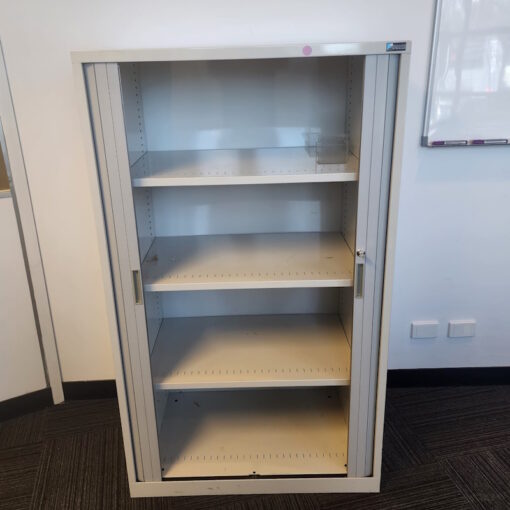 Tambour Door Cabinet - 900W x 1530H x 500D - SOLD - Image 2