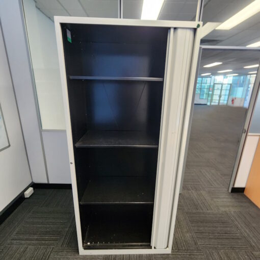 Tambour Door Cabinet - 900W x 1980H x 500D - SOLD - Image 2