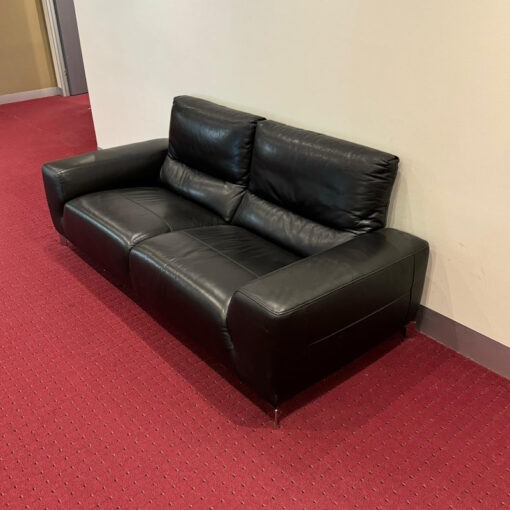 3-Seater Leather Sofa - SOLD - Image 3