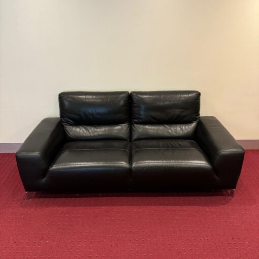 3-Seater Leather Sofa - SOLD