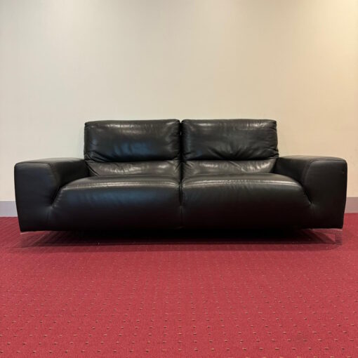 3-Seater Leather Sofa - SOLD - Image 2