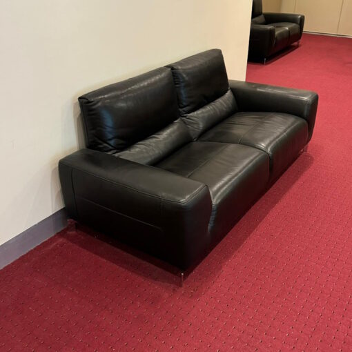 3-Seater Leather Sofa - SOLD - Image 4