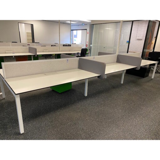 6/10 Person Desks with/without Partitions - 6 available - Image 5