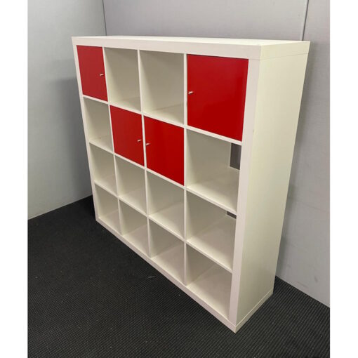 4 x 4 Cube Shelving Storage with Doors - SOLD - Image 2