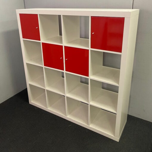 4 x 4 Cube Shelving Storage with Doors - SOLD