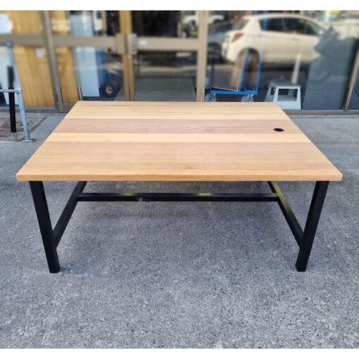 Meeting Table Solid Wood 1660 x 1300 - SOLD - Image 2